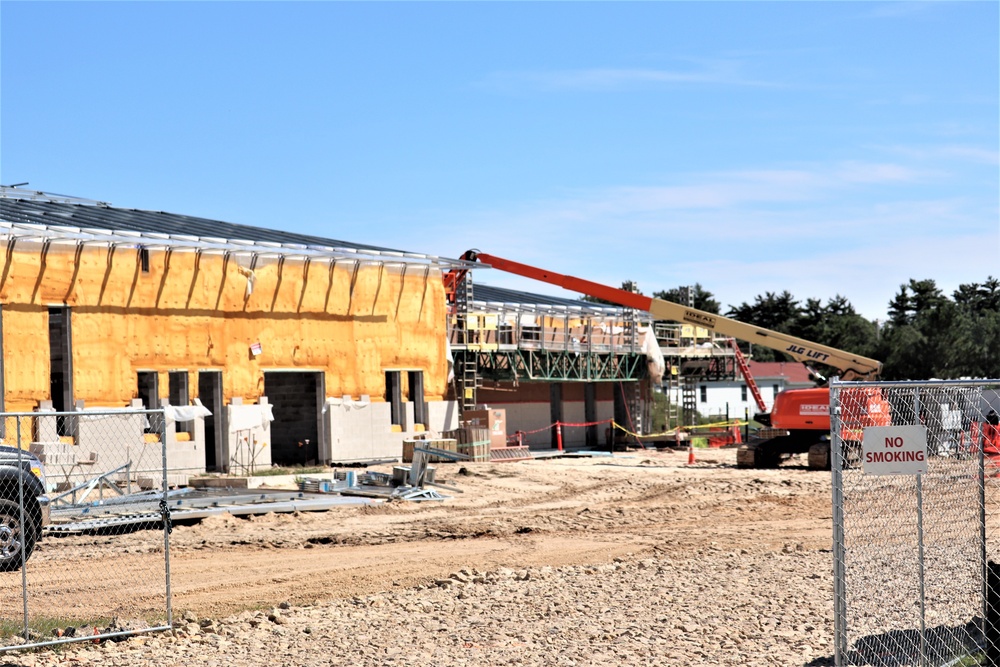 Construction of new $13.5 million dining facility continues at Fort McCoy