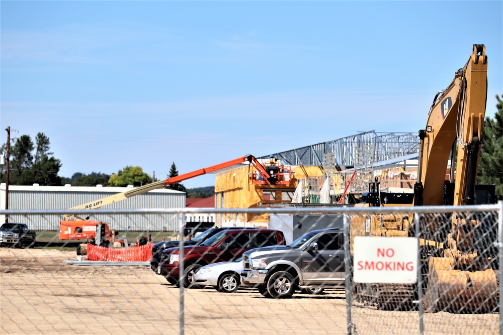 Construction of new $13.5 million dining facility continues at Fort McCoy