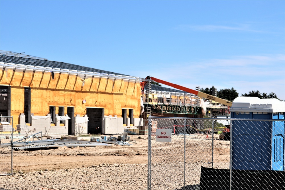 Construction of new $13.5 million dining facility continues at Fort McCoy