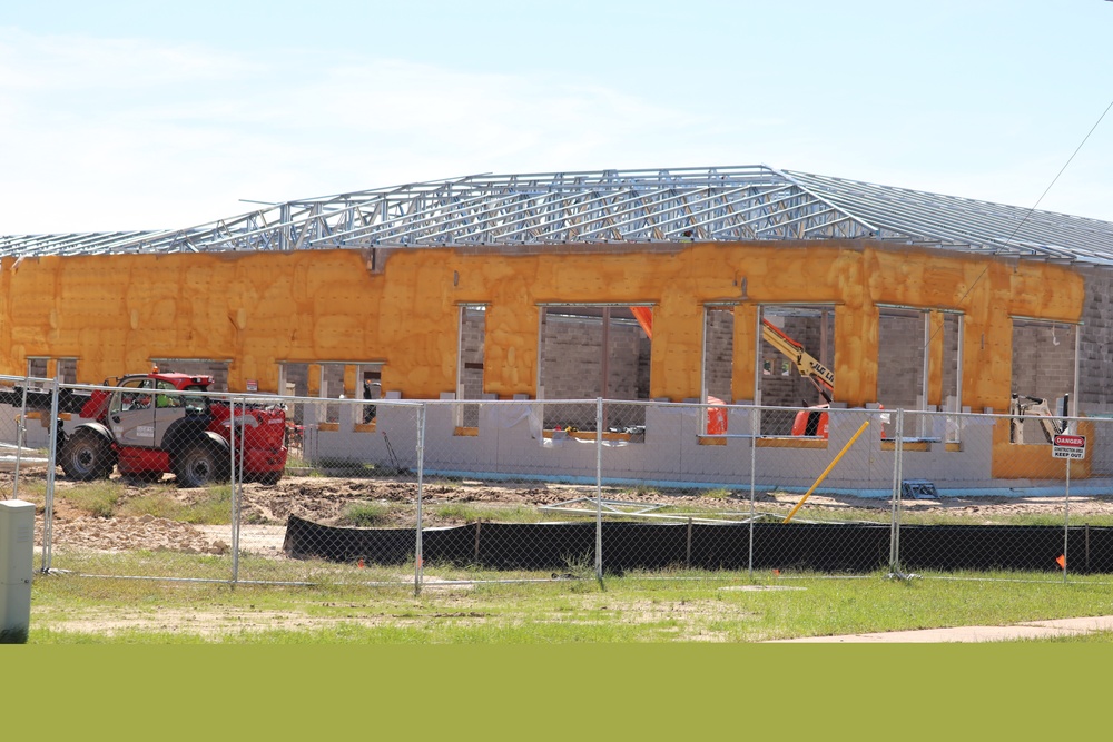 Construction of new $13.5 million dining facility continues at Fort McCoy