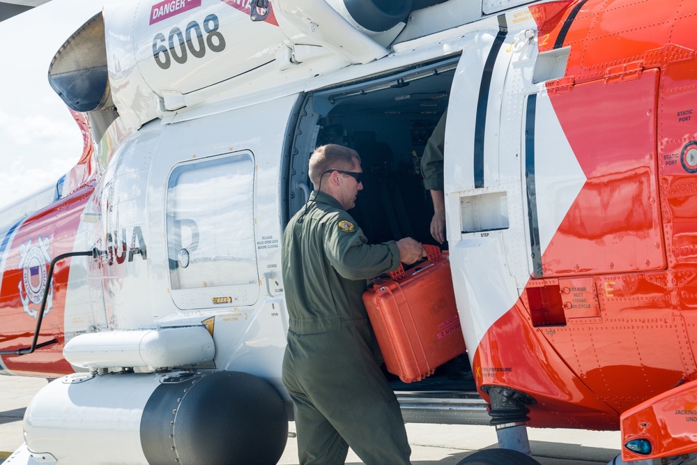 USCG Moves Air Assets Ahead of Hurricane Florence