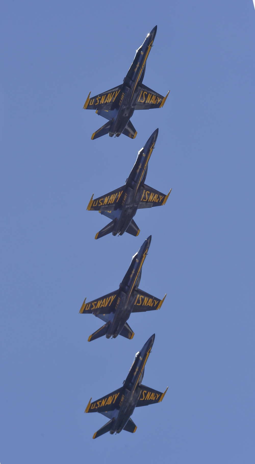 Blue Angels Fly Practice Demo at NAS Pensacola