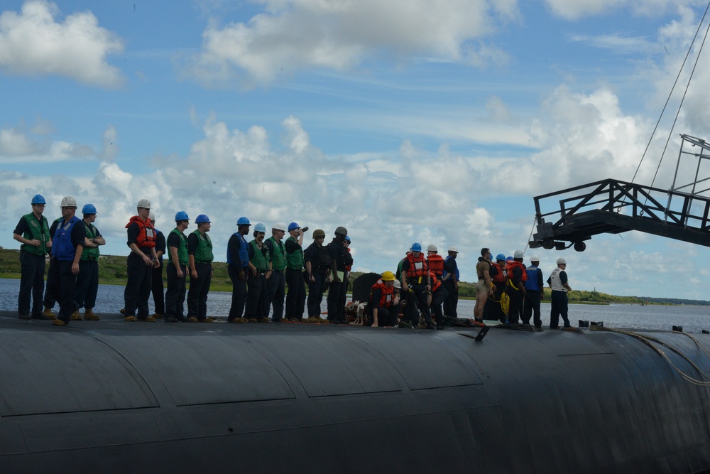 USS Rhode Island Returns from Sea Trials