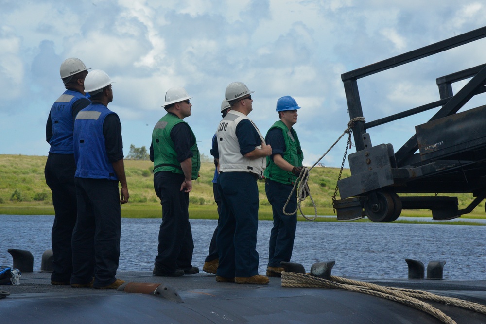 USS Rhode Island Returns from Sea Trials