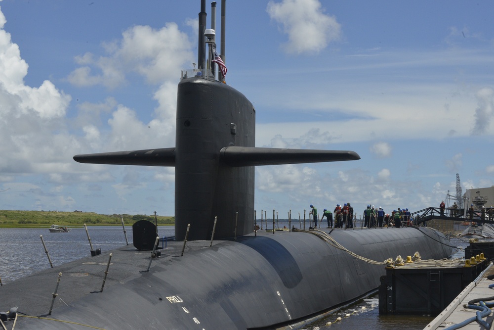 USS Rhode Island Returns from Sea Trials