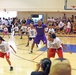 Lakers hold clinic for military kids