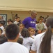 Lakers hold clinic for military kids