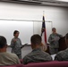 Airmen Attend Out-Processing for Hurricane Support