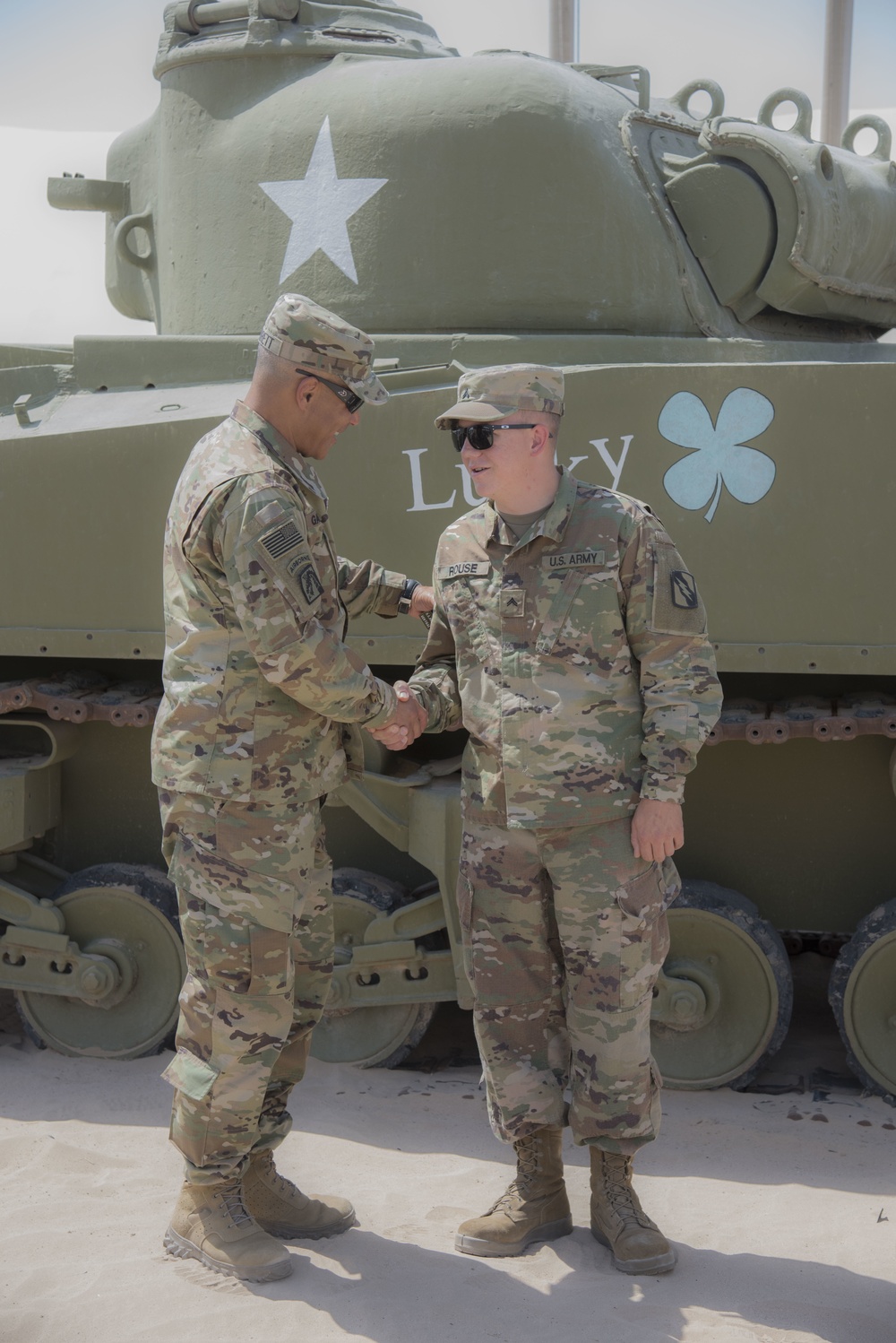 LTG Garrett visits 155 ABCT Soldiers