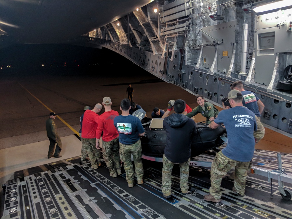 Alaska, California Guard arrive on the East Coast ahead of Hurricane Florence