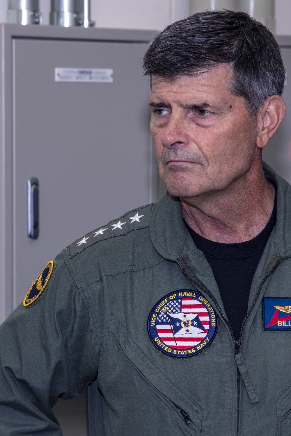 Admiral Moran visits MCAS Iwkauni