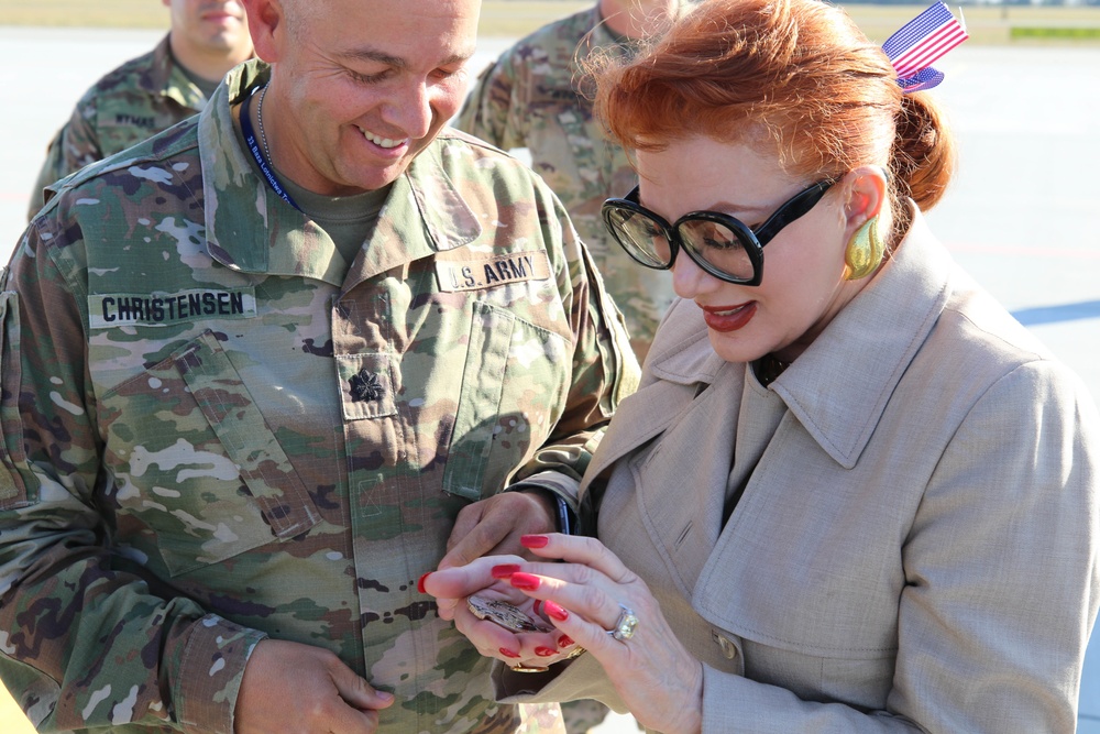The U.S. Ambassador to Poland visits Troops in Powidz
