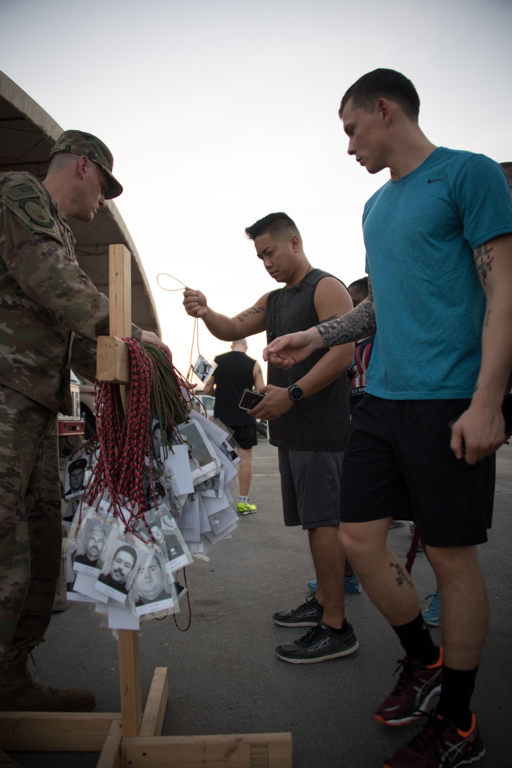 Airmen run 9/11 5k in honor of fallen first responders