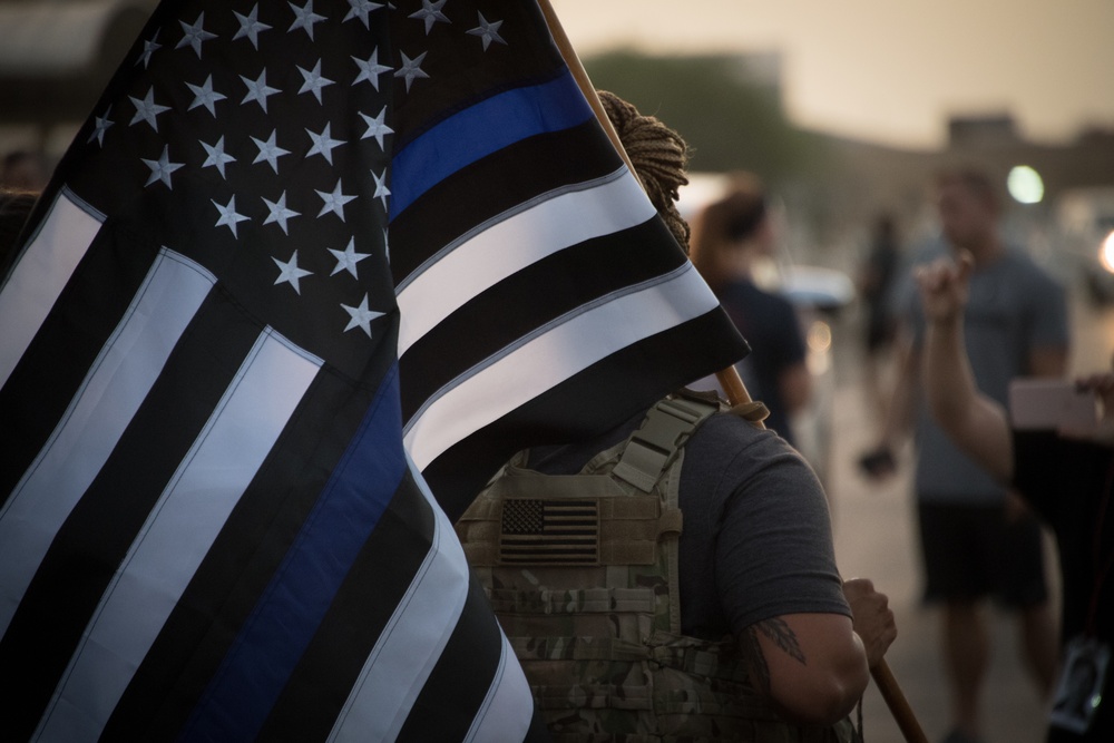 Airmen run 9/11 5k in honor of fallen first responders