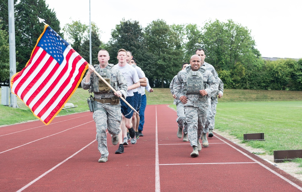 9-11 Memorial Run, Ceremony