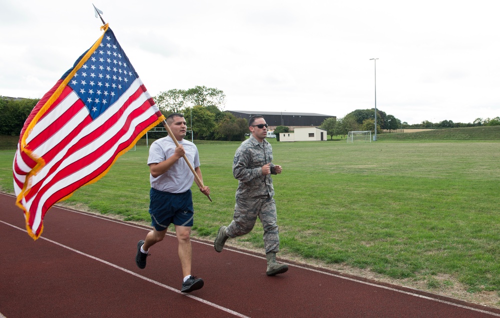 9-11 Memorial Run, Ceremony