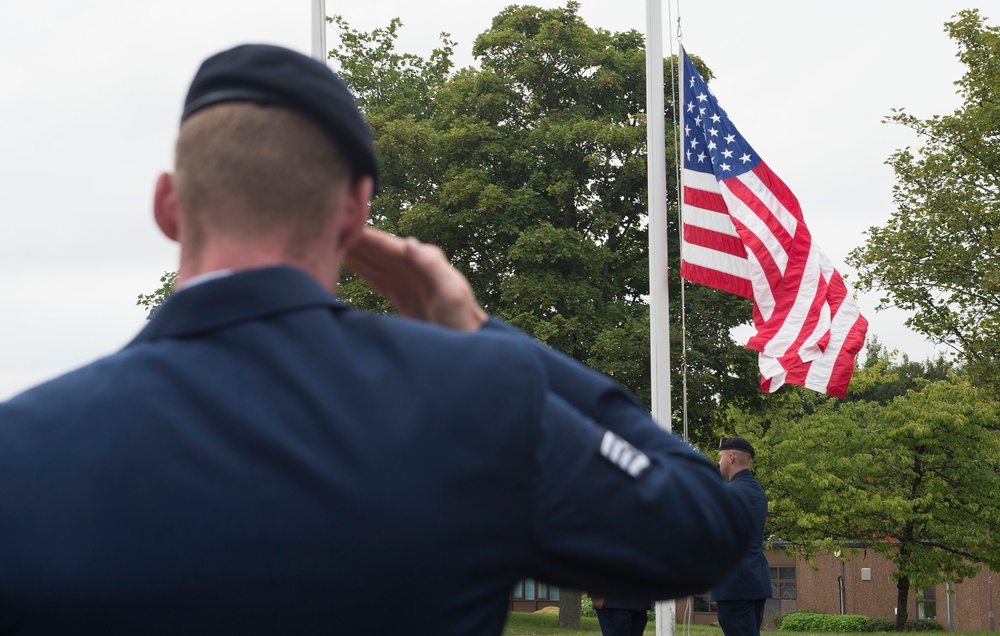 9-11 Memorial Run, Ceremony