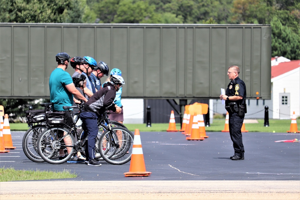 Directorate of Emergency Services personnel complete 4-day bike training course at Fort McCoy