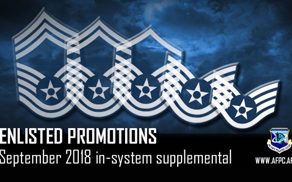 September enlisted in-system supplemental promotion list released