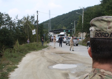 KFOR Soldiers provide support during Serbian President’s visit to Kosovo
