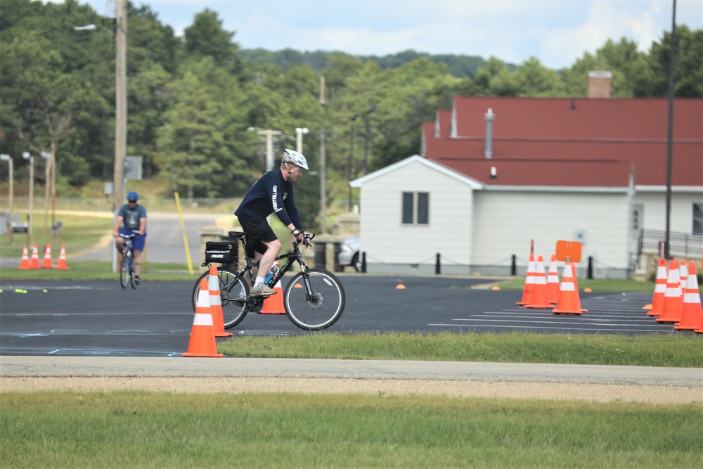 Directorate of Emergency Services personnel complete 4-day bike training course at Fort McCoy