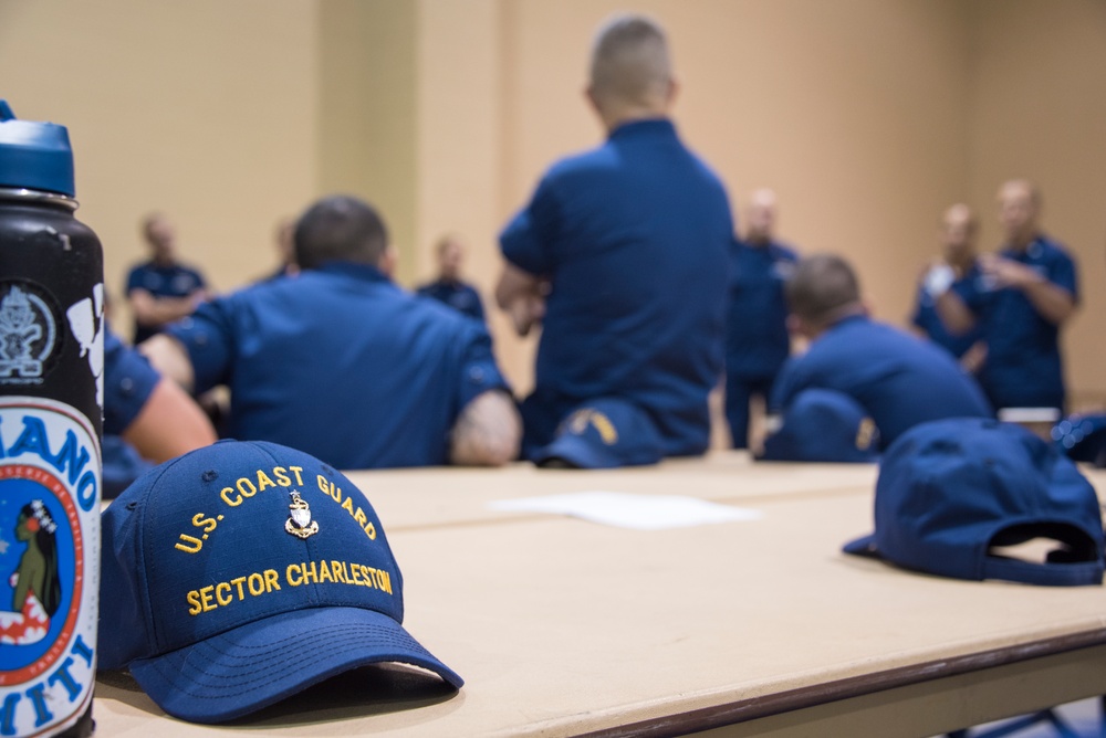 Coast Guard personnel in Charleston prepare for Hurricane Florence