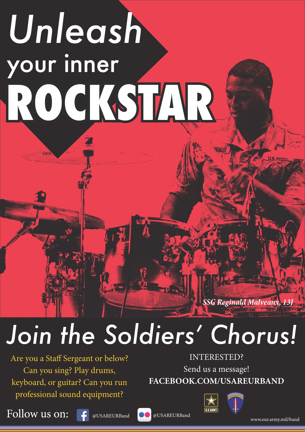 USAREUR Chorus Recruitment Poster