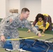 VNG personnel assist setting up state-managed shelters