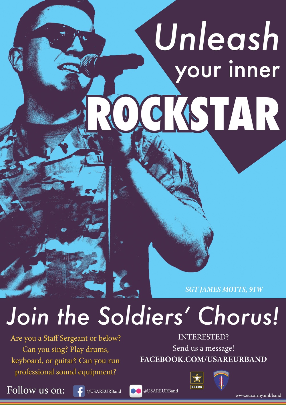 USAREUR Chorus Recruitment Poster