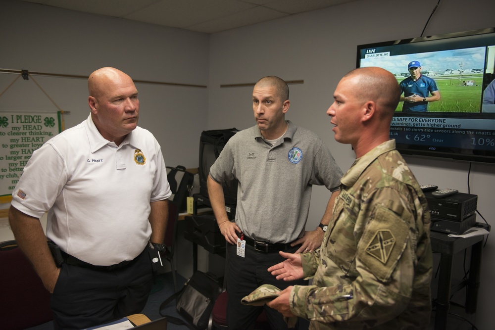 Virginia National Guard and emergency managers prepare for hurricane Florence.