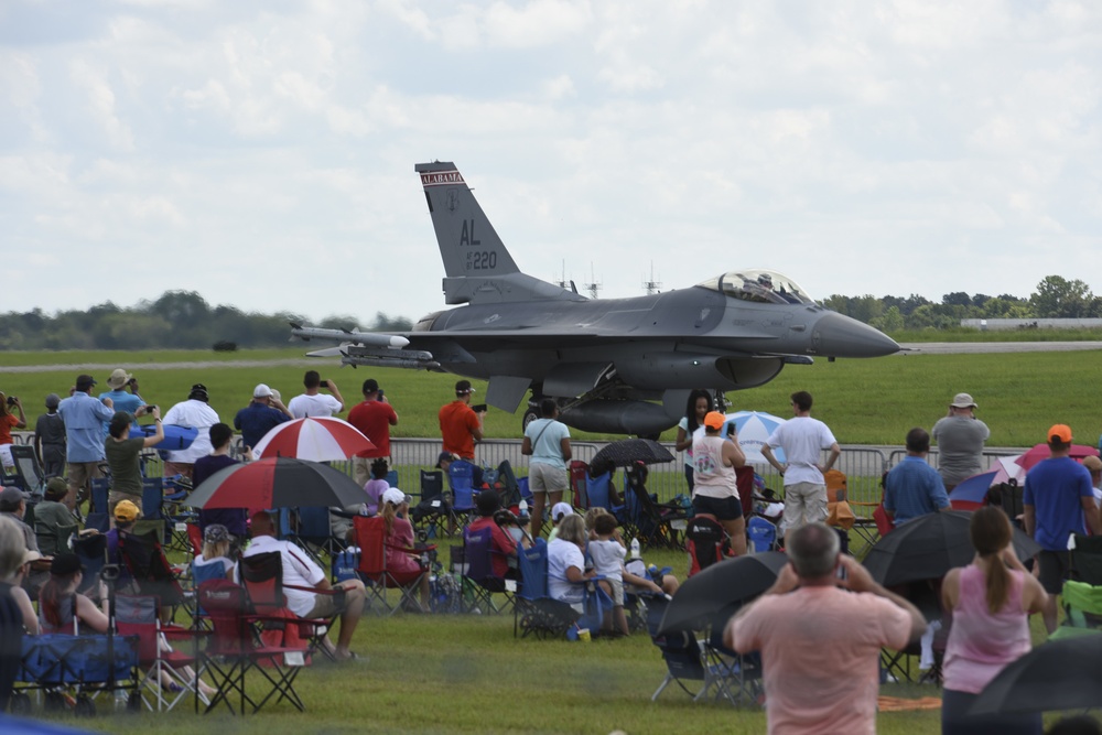Aerial Acts Perform at Red Tails Over Montgomery