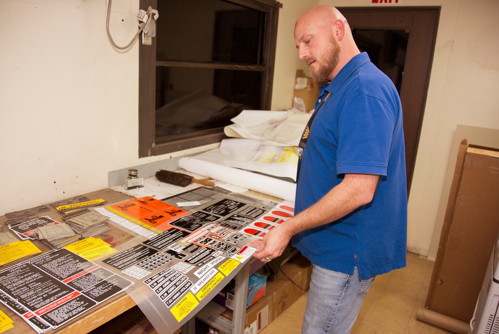 Graphics Shop at PPB uses heat, light to create