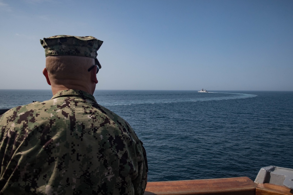 USS Jason Dunham (DDG 109) Combined Maritime Forces  exchange with Indian Navy