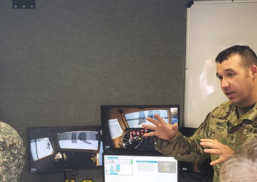 Fort Indiantown Gap Training Center ribbon cutting ceremony for Operator Driving Simulator