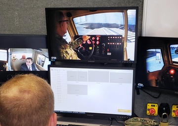 Fort Indiantown Gap Training Center ribbon cutting ceremony for Operator Driving Simulator