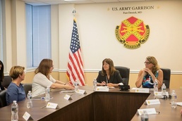 Second Lady of the United States Visits Fort Detrick Spouses