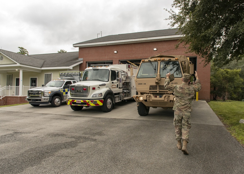 S.C. Guard Assist With Hurricane Florence Preparations