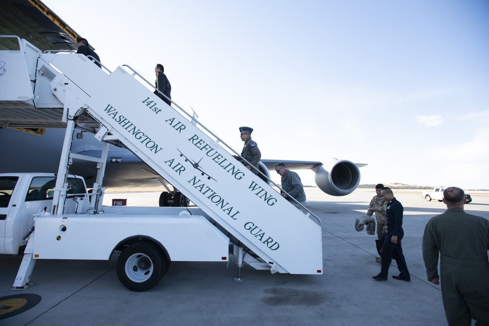 Royal Thai Air Force Visits 141st Air Refueling Wing