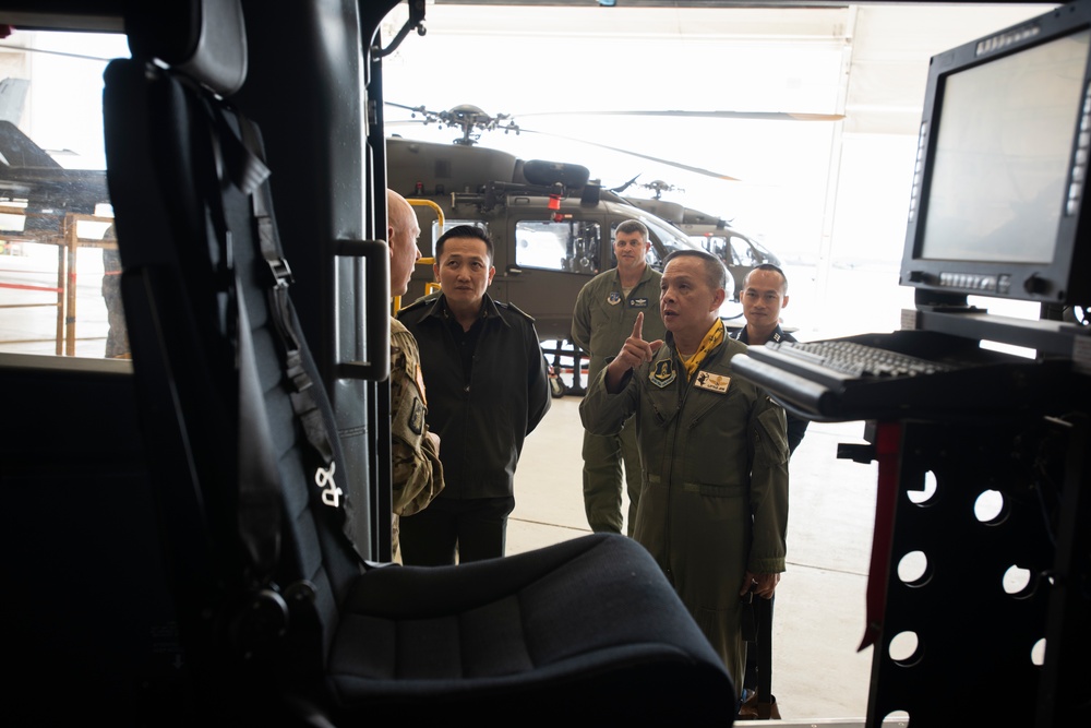 Royal Thai Air Force Visits 141st Air Refueling Wing