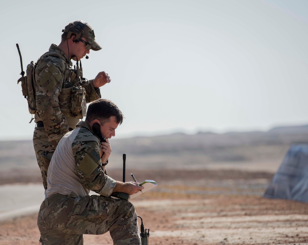 Multinational team of Joint Terminal Attack Controllers directs combined live fire exercise