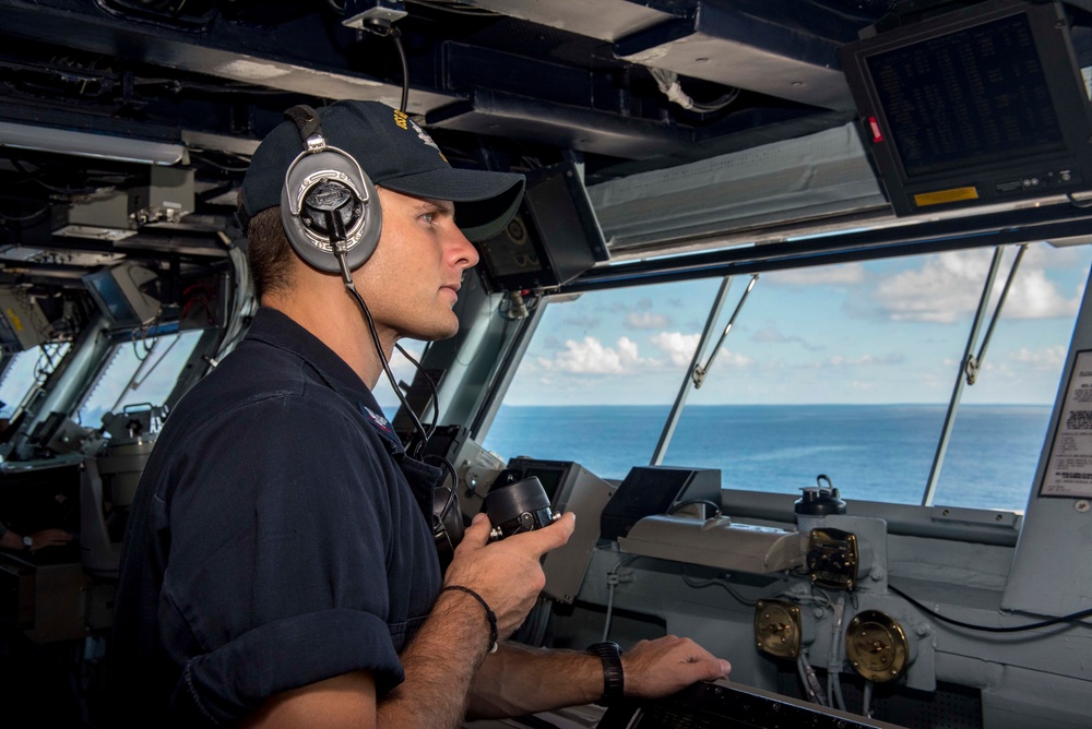 GHWB Sailor Stands Watch