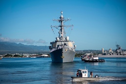 Aloha! O'Kane leaves Pearl Harbor, heads to her new homeport of San Diego