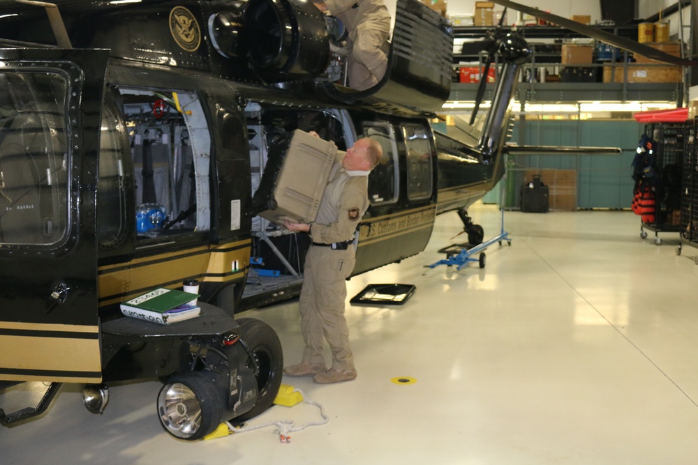 AMO crew out of Bellingham, Washington, heading back east for hurricane relief efforts.