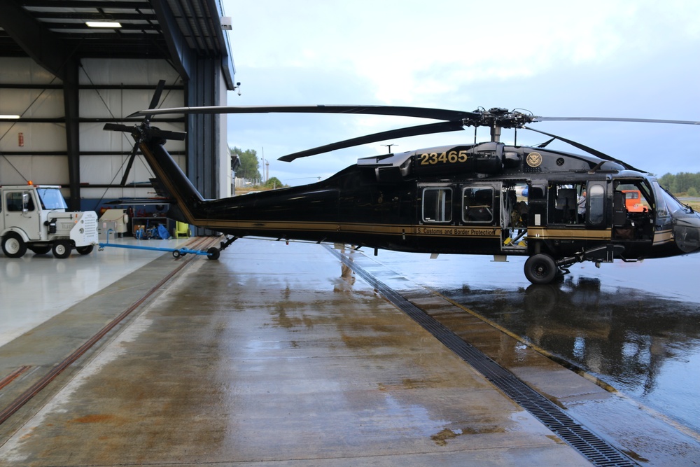 AMO crew out of Bellingham, Washington, heading back east for hurricane relief efforts.