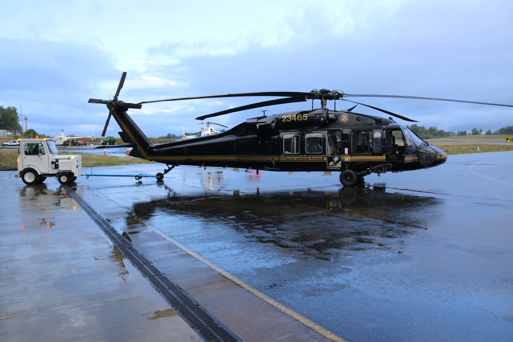 AMO crew out of Bellingham, Washington, heading back east for hurricane relief efforts.