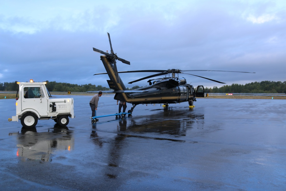 AMO crew out of Bellingham, Washington, heading back east for hurricane relief efforts.