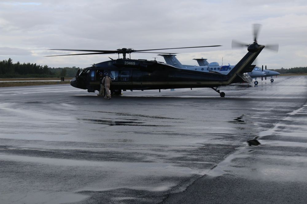 AMO crew out of Bellingham, Washington, heading back east for hurricane relief efforts.