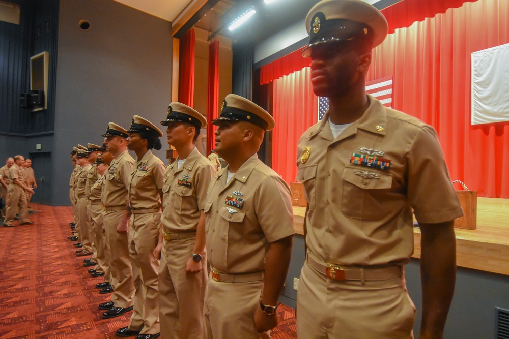 Yokosuka Pins New Navy Chiefs