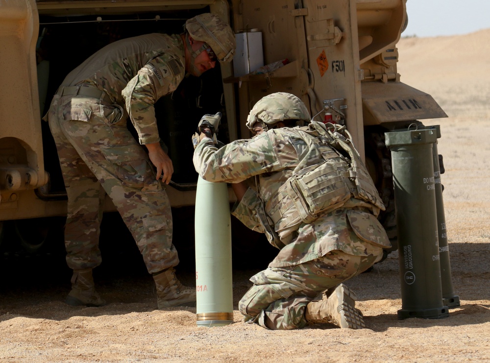 Bright Star 18 Combined Arms Live Fire Exercise - Field Artillery