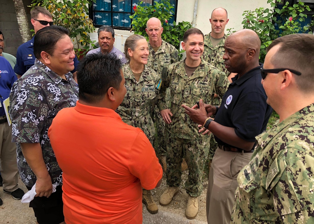 Commander, Amphibious Force Seventh Fleet Meets with CNMI Leadership